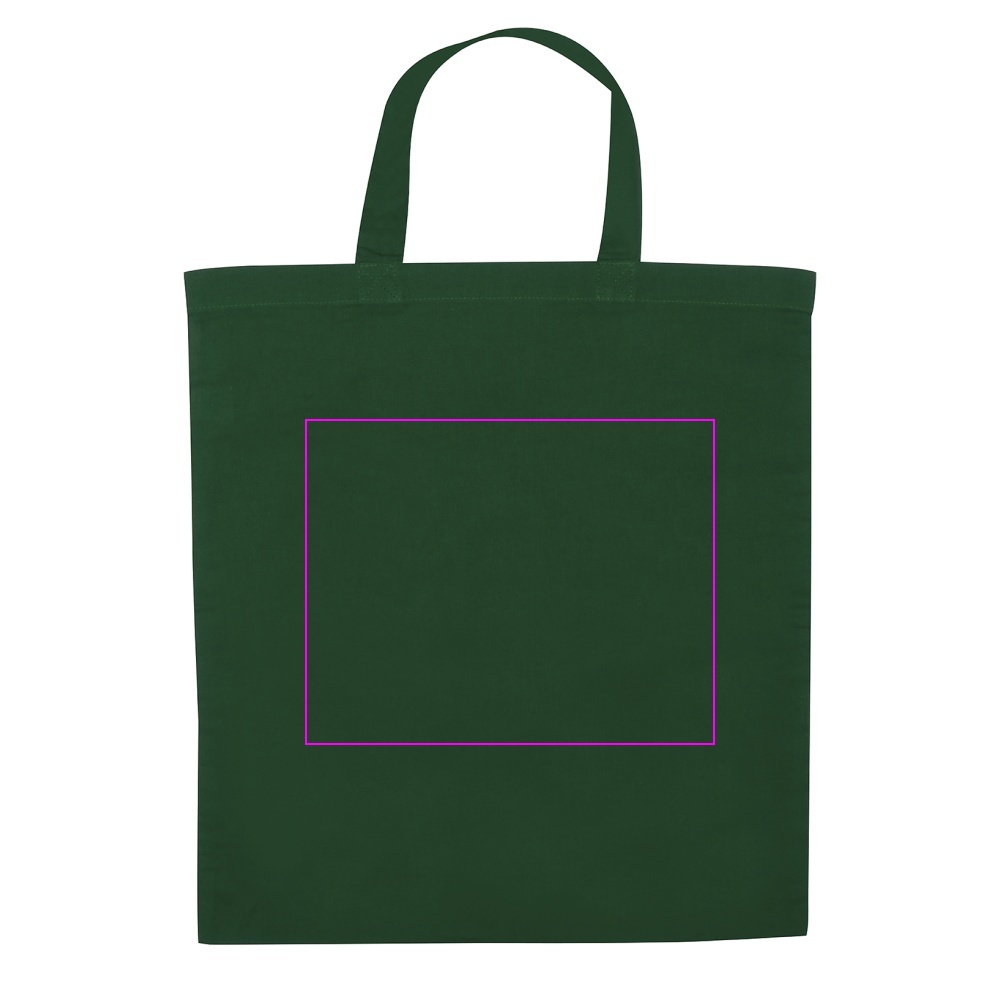 Cotton bag with short handle 140 g/m² MARSHALL
