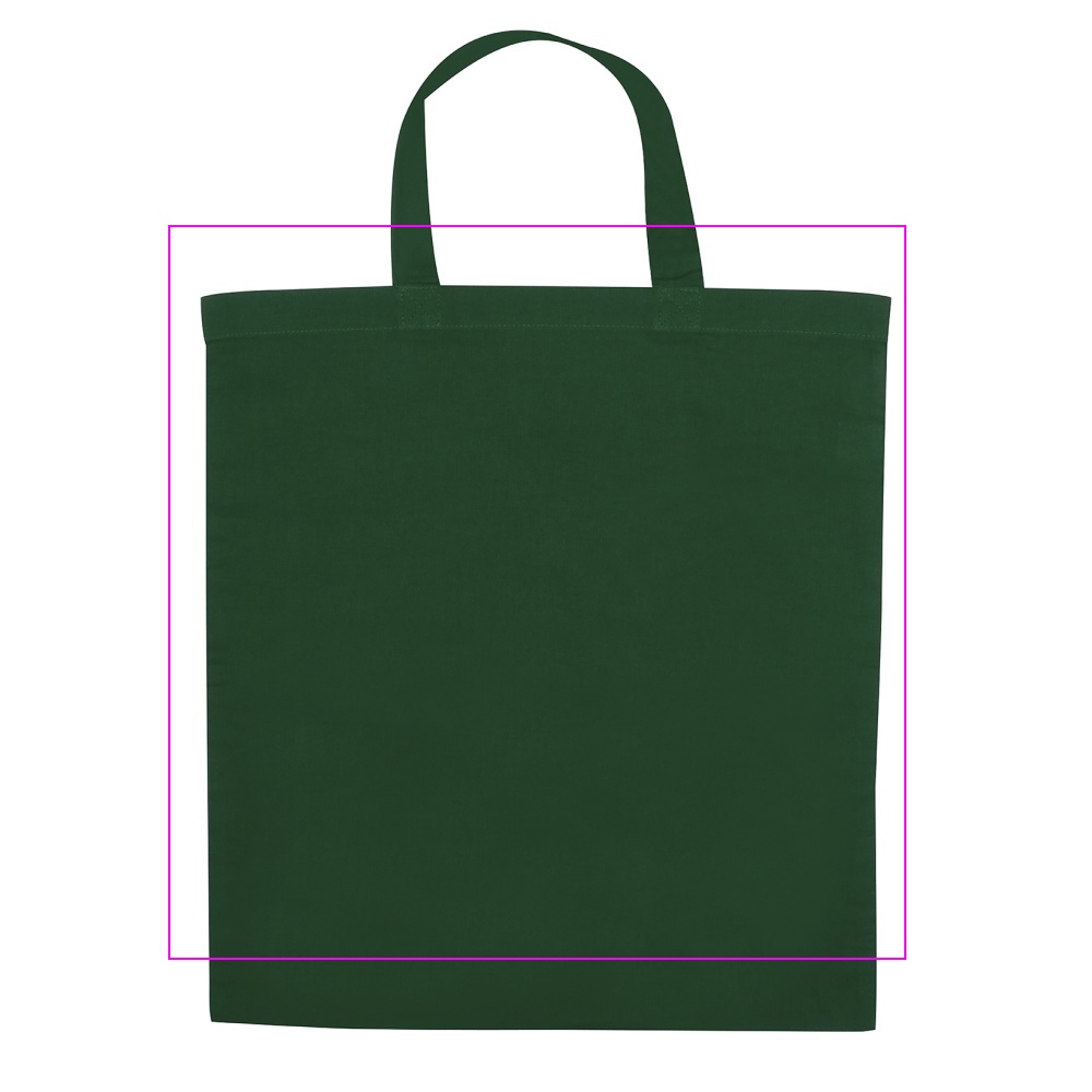 Cotton bag with short handle 140 g/m² MARSHALL