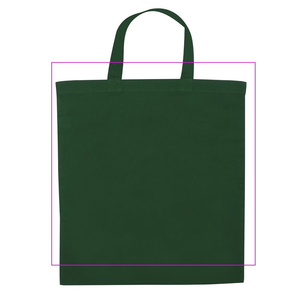 Cotton bag with short handle 140 g/m² MARSHALL