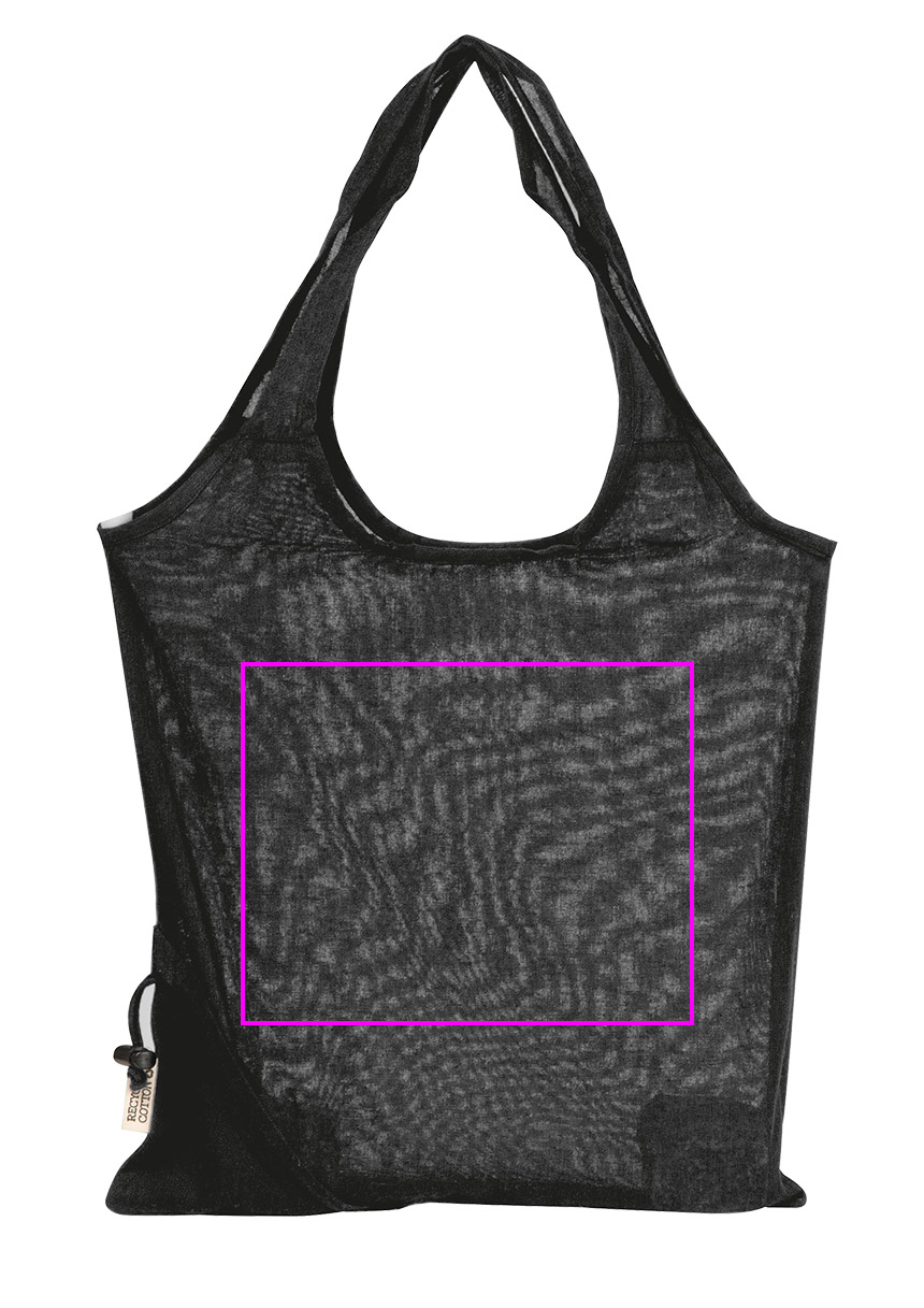 Składana torba z bawełny i poliestru z recyklingu 118 g/m² ANJA