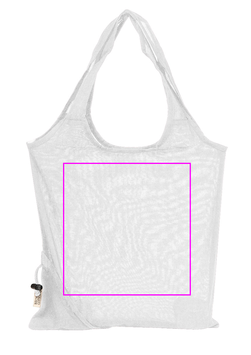 Składana torba z bawełny i poliestru z recyklingu 118 g/m² ANJA