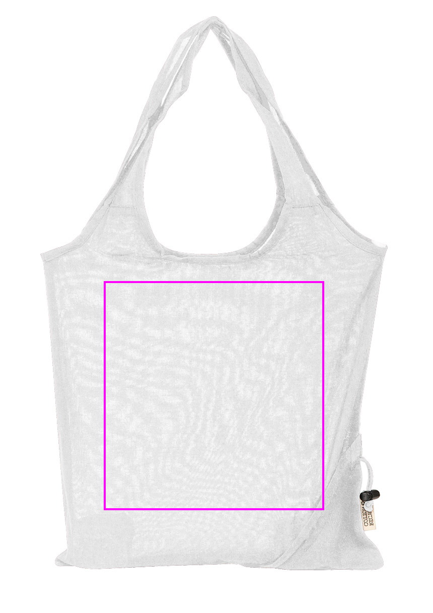 Składana torba z bawełny i poliestru z recyklingu 118 g/m² ANJA