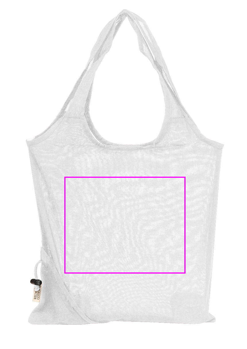 Składana torba z bawełny i poliestru z recyklingu 118 g/m² ANJA