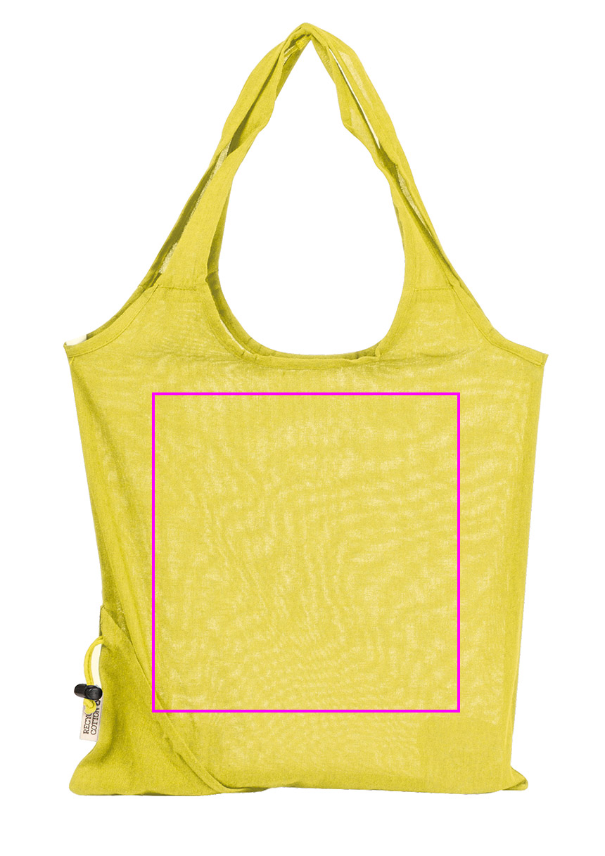 Składana torba z bawełny i poliestru z recyklingu 118 g/m² ANJA