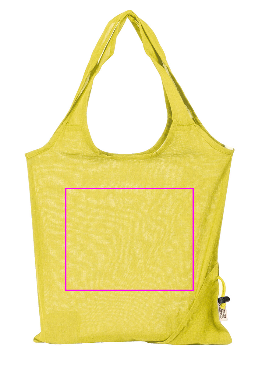 Składana torba z bawełny i poliestru z recyklingu 118 g/m² ANJA