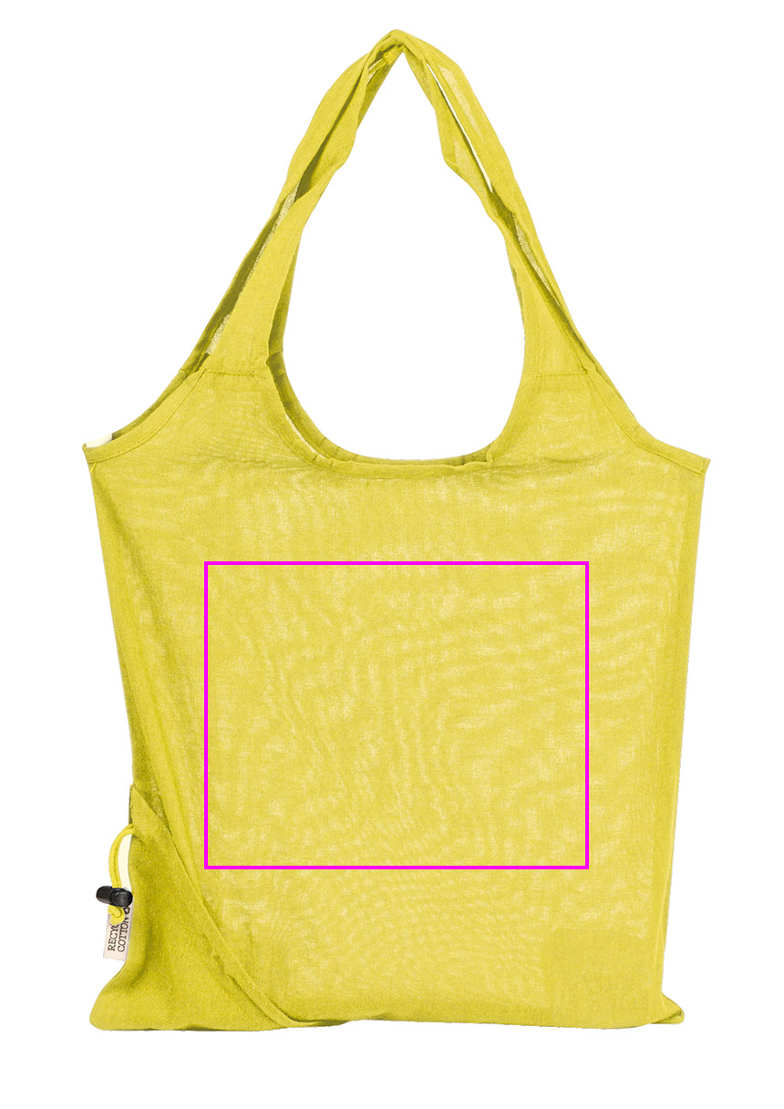 Składana torba z bawełny i poliestru z recyklingu 118 g/m² ANJA