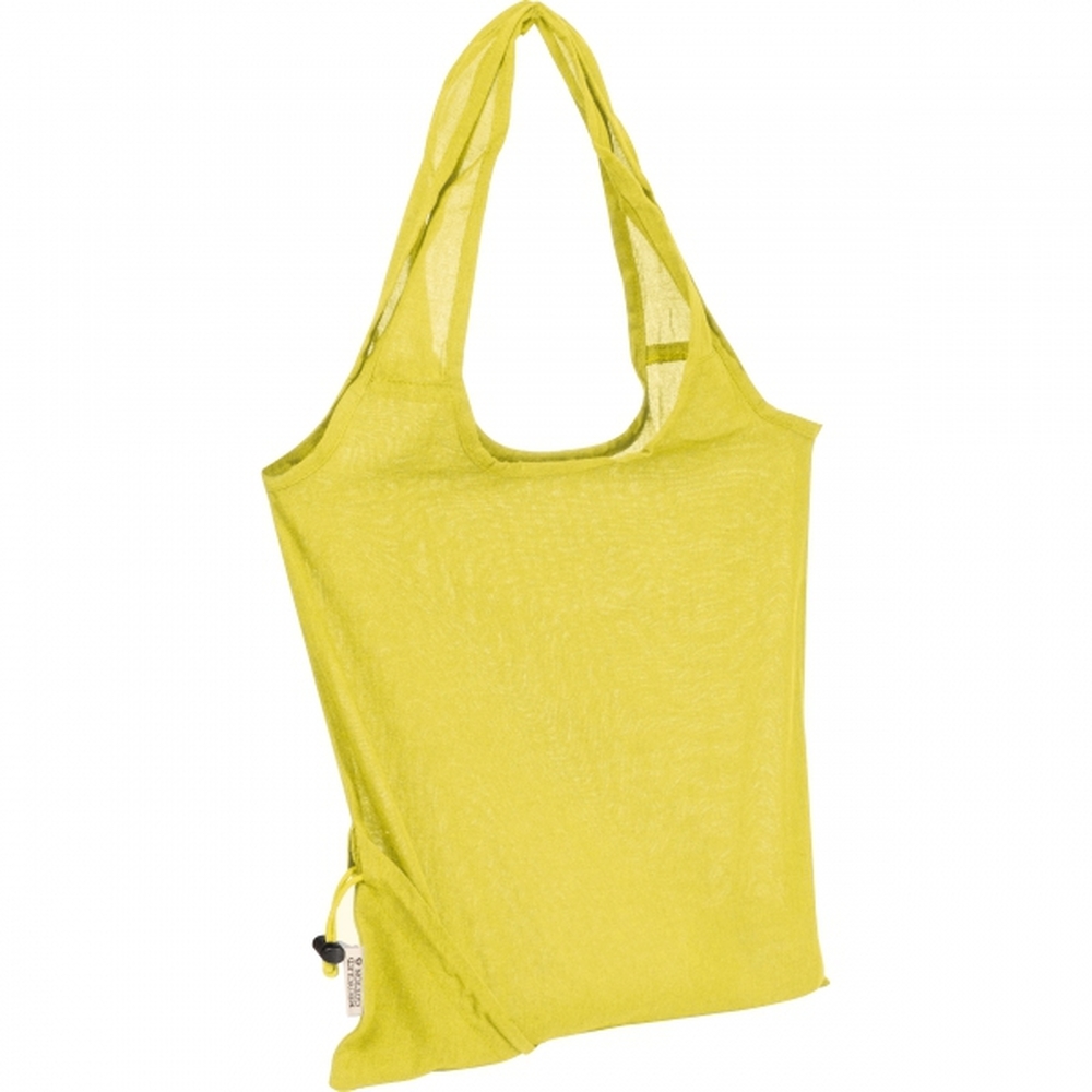 Składana torba z bawełny i poliestru z recyklingu 118 g/m² ANJA