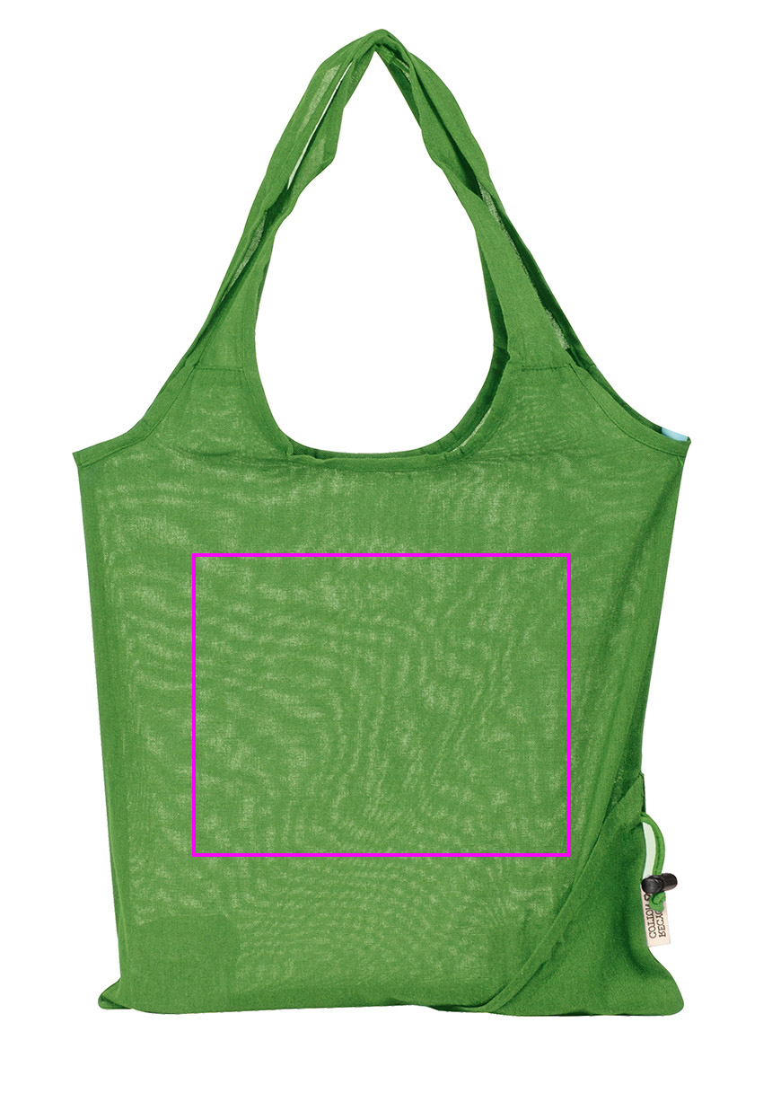 Składana torba z bawełny i poliestru z recyklingu 118 g/m² ANJA