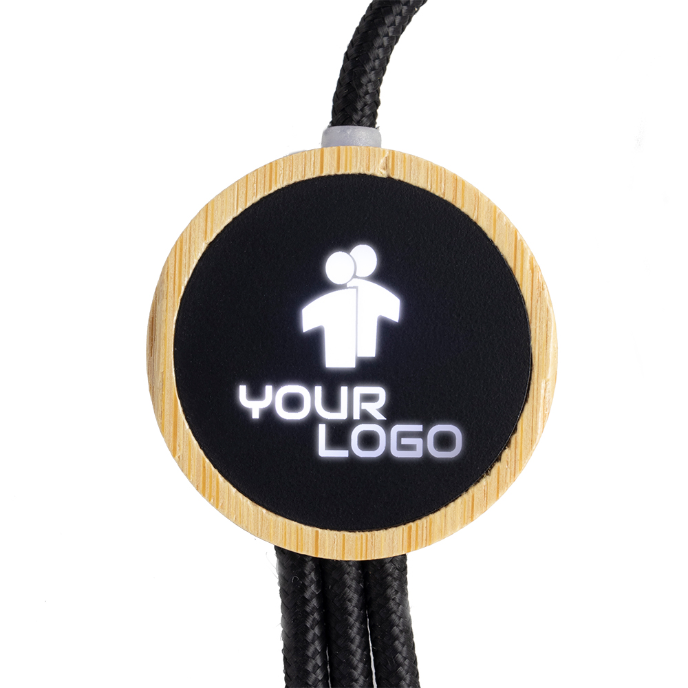 Kabel 3w1 z podświetlanym logo długi 120 cm