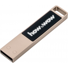 Pendrive z metalu z podświetlanym logo