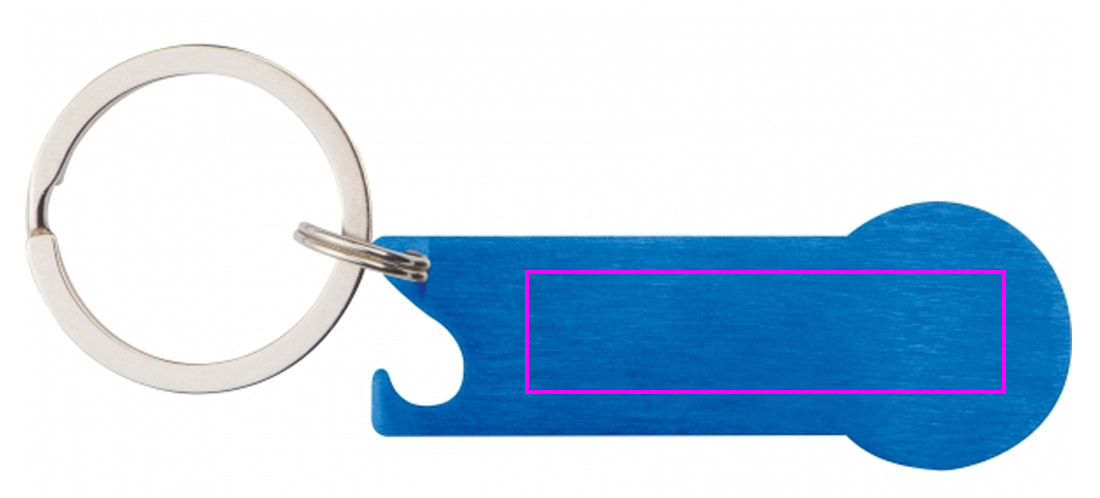 Brelok metalowy otwieracz do butelek z żetonem RODNEY