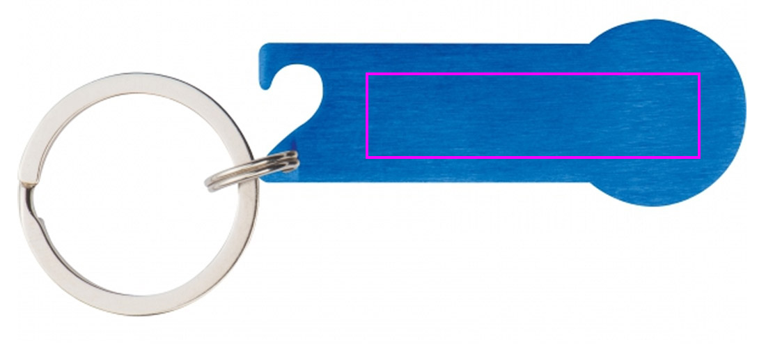 Brelok metalowy otwieracz do butelek z żetonem RODNEY