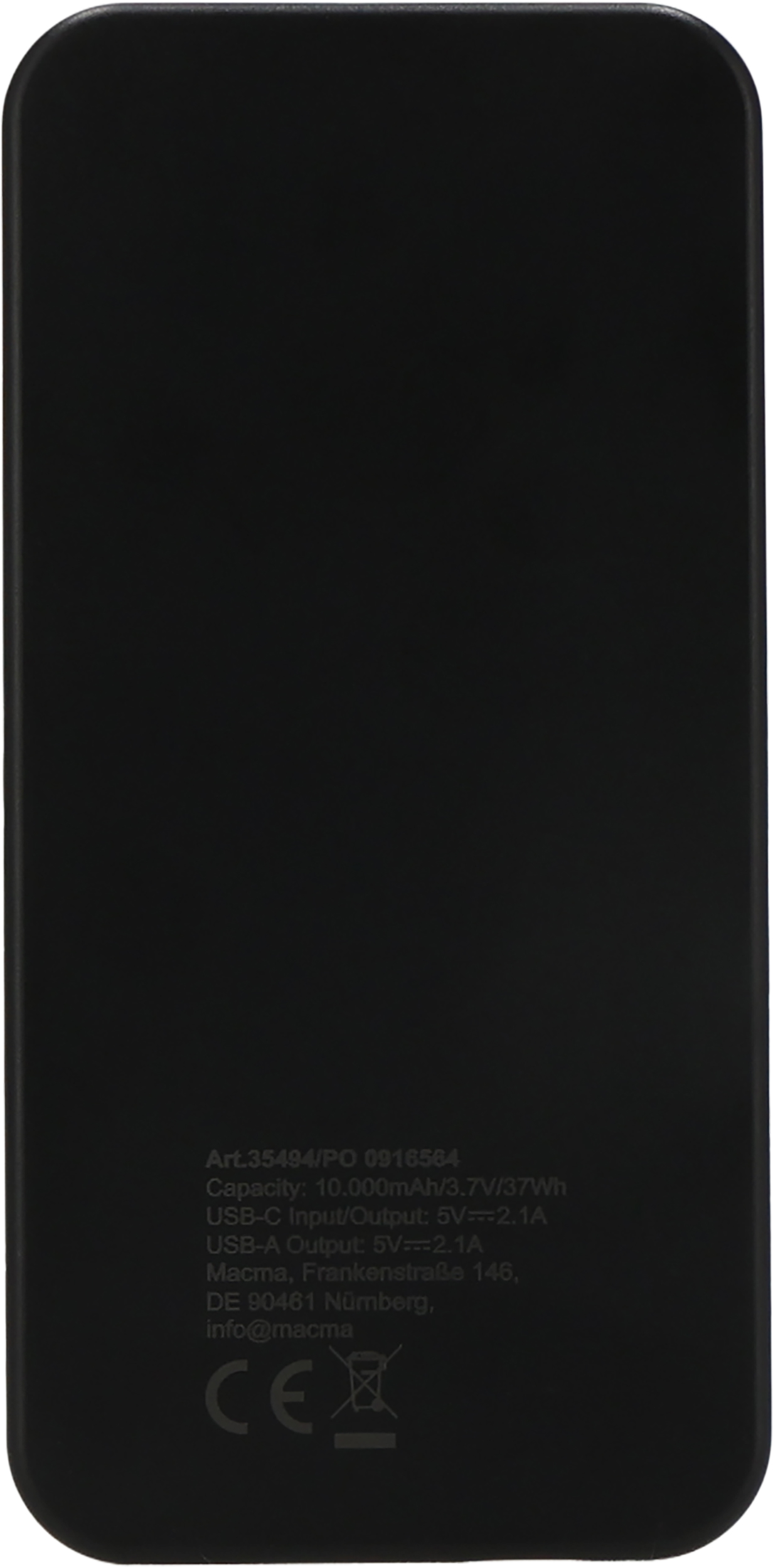 Power bank z ABS z recyklingu 10000 mAh PRESTON