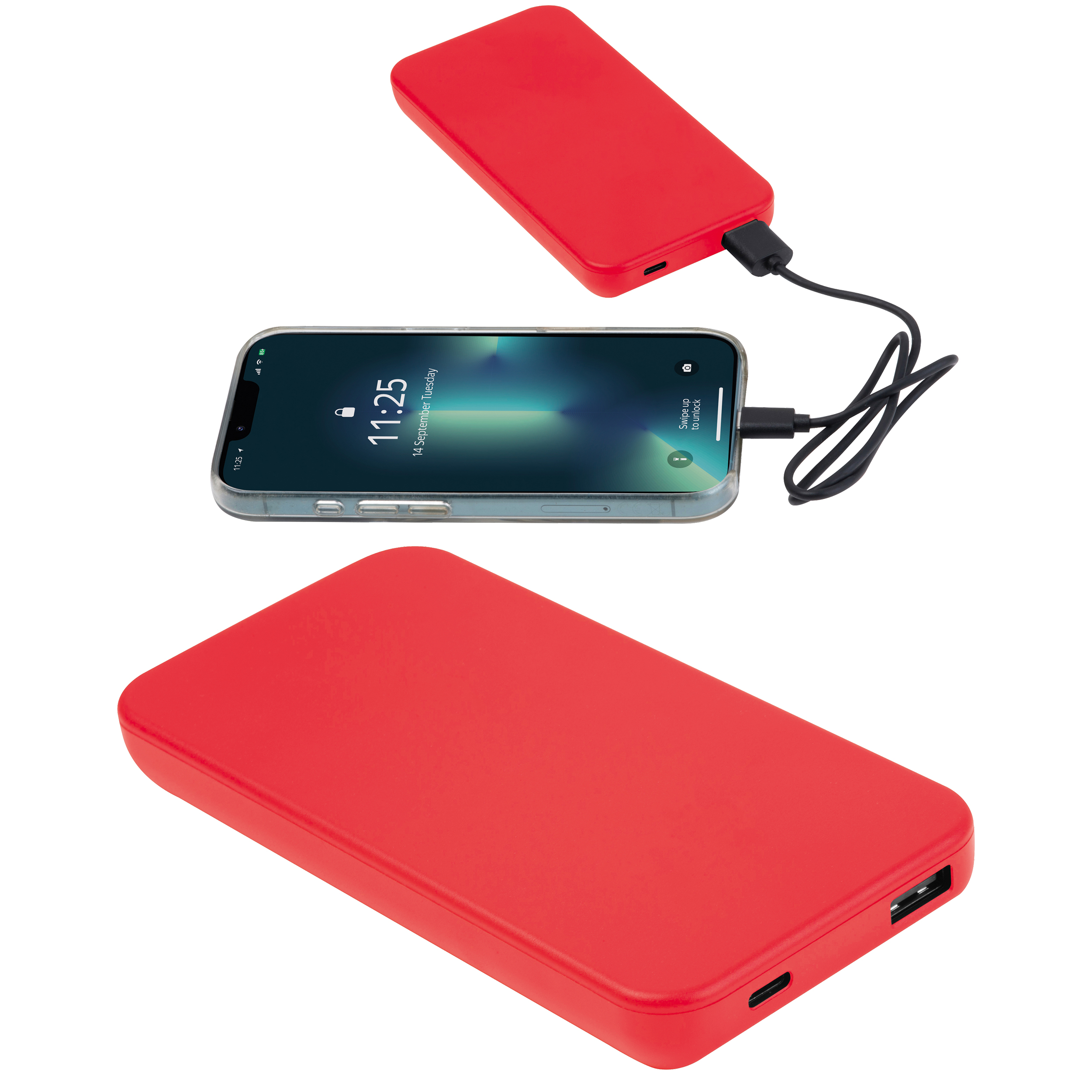 Power bank z ABS z recyklingu 10000 mAh...