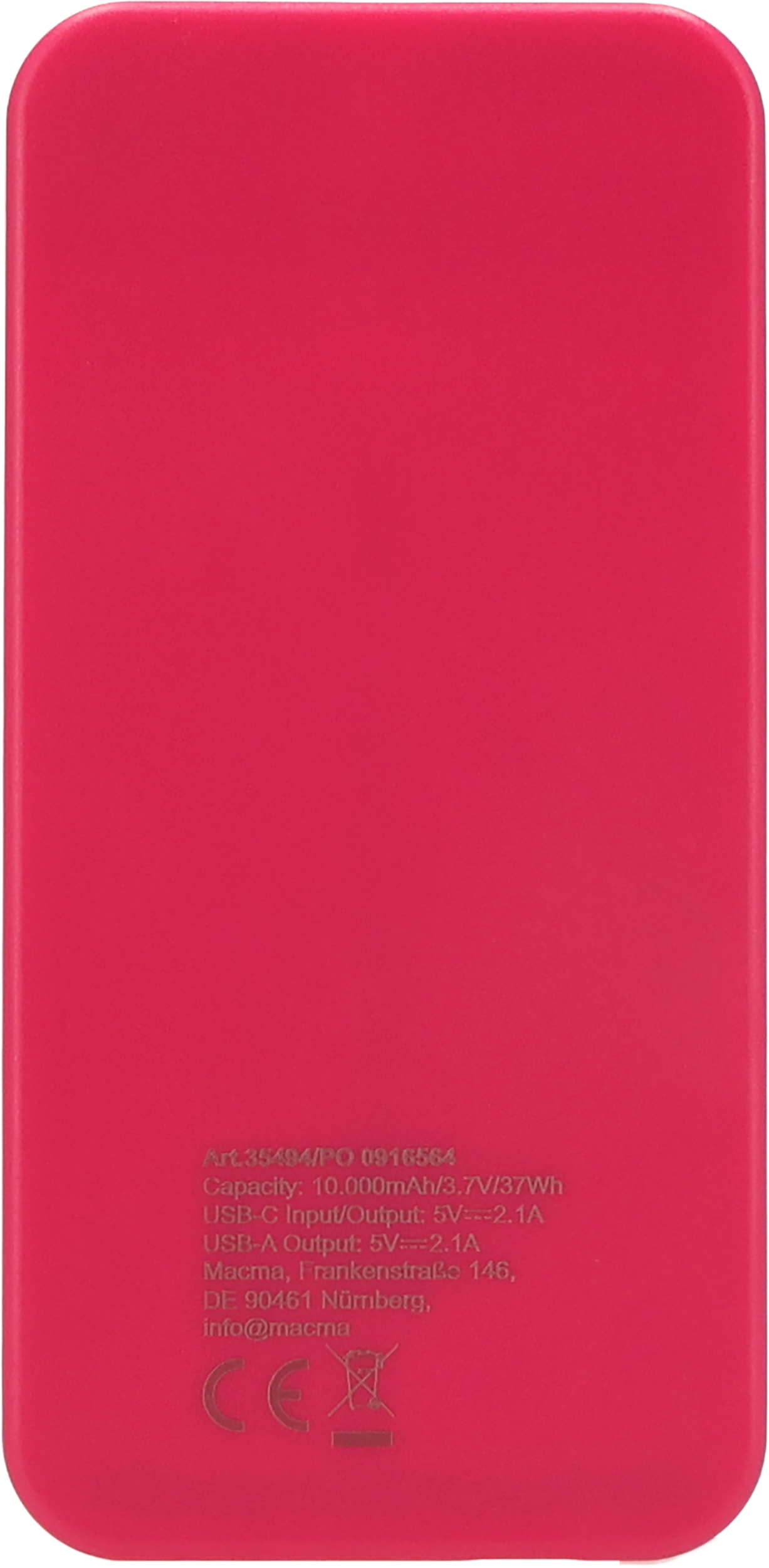 Power bank z ABS z recyklingu 10000 mAh PRESTON