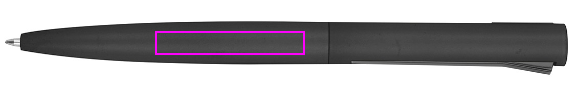 Długopis aluminiowy z recyklingu półżelowy  WIEBKE