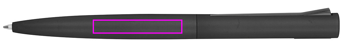 Długopis aluminiowy z recyklingu półżelowy  WIEBKE