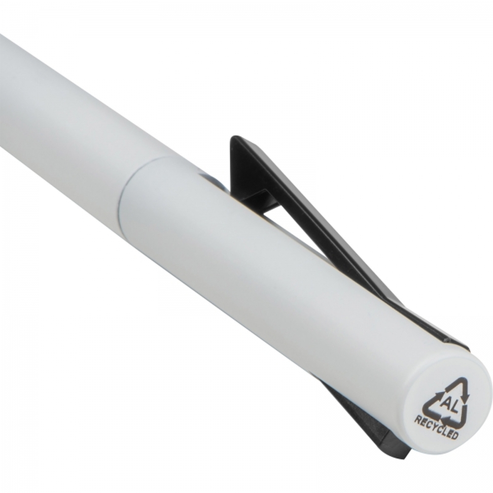 Długopis aluminiowy z recyklingu półżelowy WIEBKE