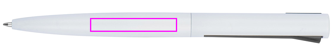 Długopis aluminiowy z recyklingu półżelowy  WIEBKE