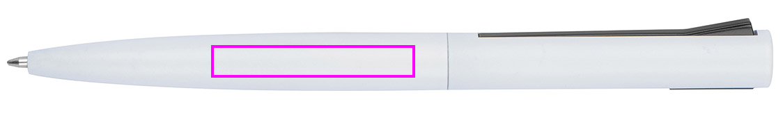 Długopis aluminiowy z recyklingu półżelowy  WIEBKE