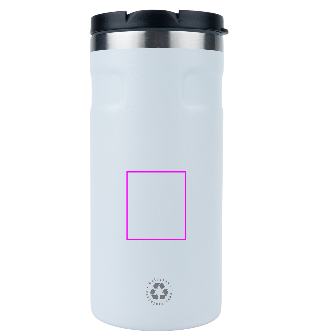 Kubek termiczny ze stali z recyklingu 450 ml SILVIO