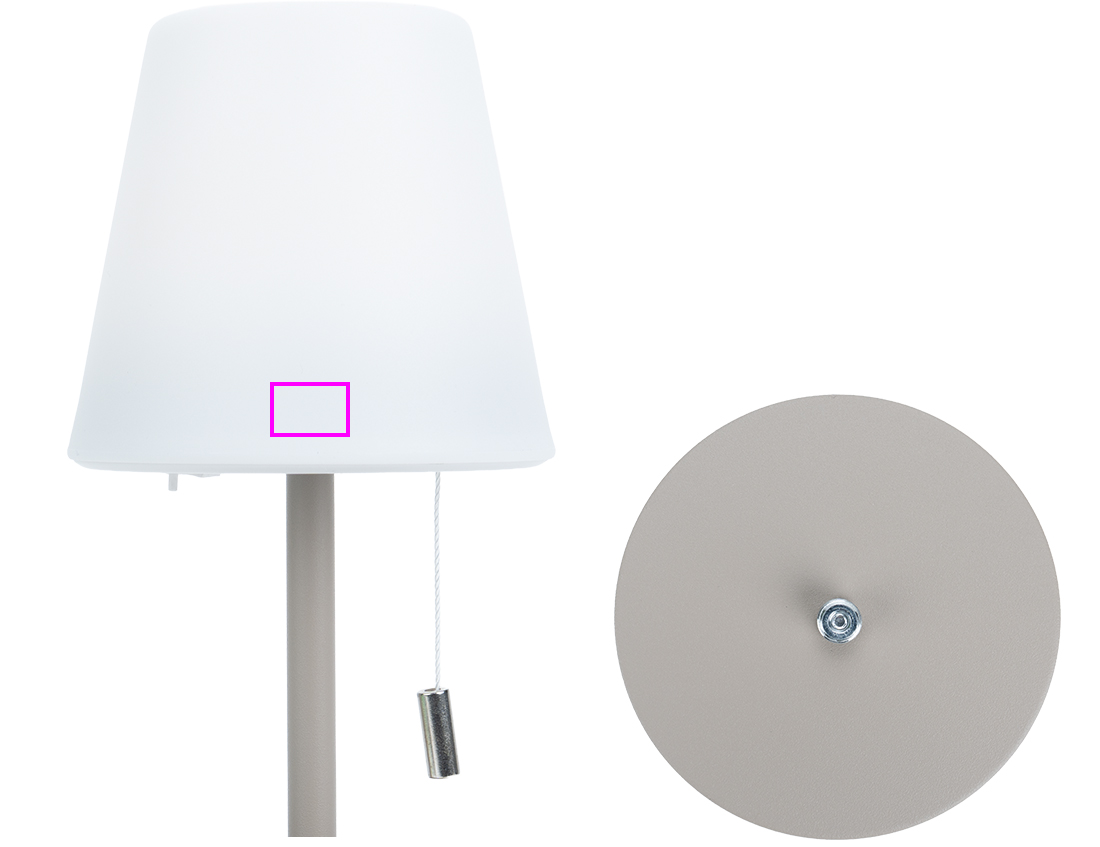 Lampa stojąca zmieniająca kolory BRIDGET