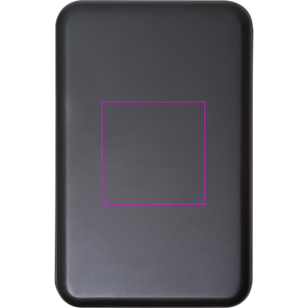 Power bank magnetyczny z ABS z recyklingu 10000 mAh DONNA