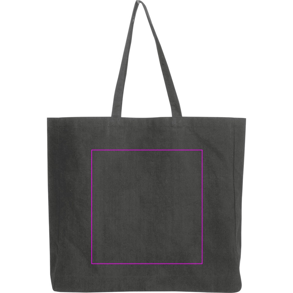 Torba shopper z bawełny z recyklingu i poliestru NINA