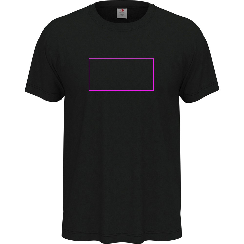 T-shirt unisex 155 g/m2, Classic-T Black Opal, rozmiar M