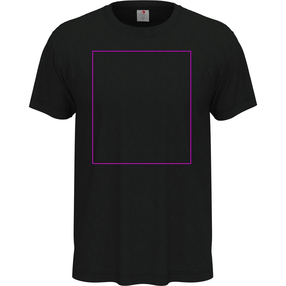 T-shirt unisex 155 g/m2, Classic-T Black Opal, rozmiar M