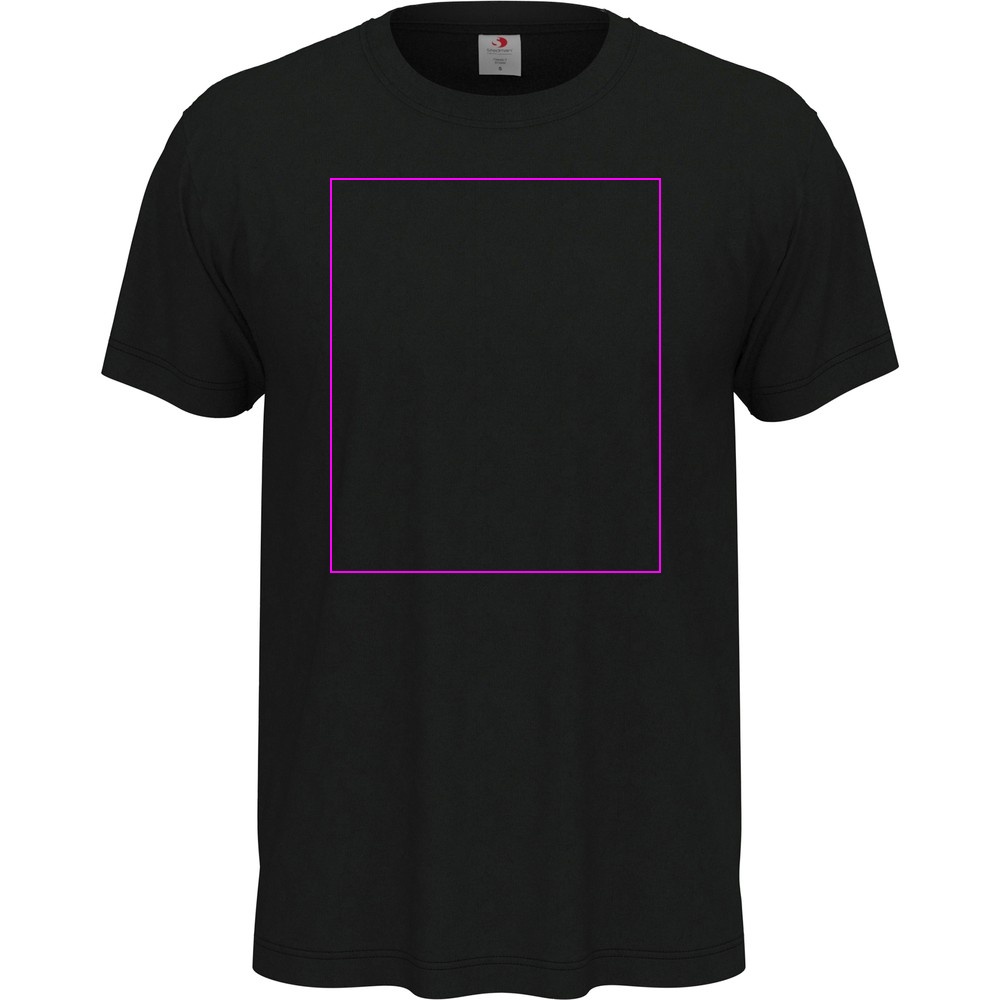 T-shirt unisex 155 g/m2, Classic-T Black Opal, rozmiar XXL