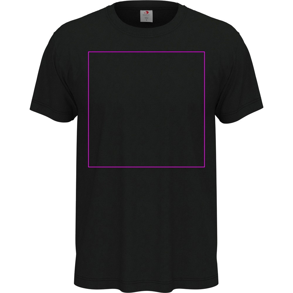 T-shirt unisex 155 g/m2, Classic-T Black Opal, rozmiar XXL