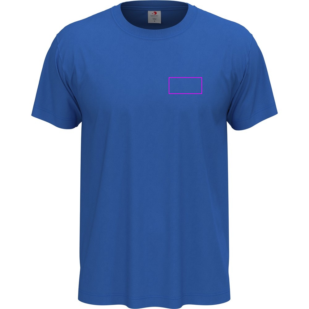T-shirt unisex 155 g/m2, Classic-T Bright Royal, rozmiar L