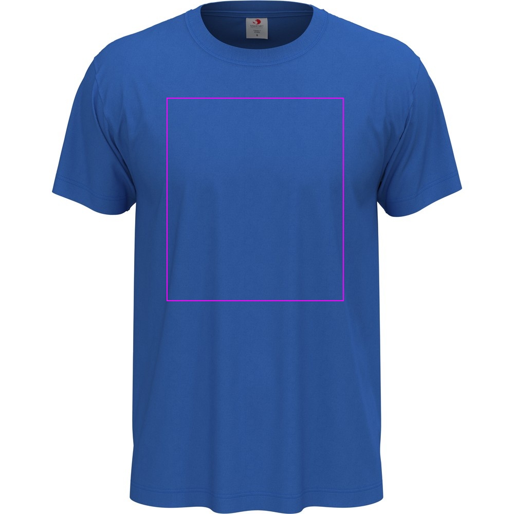 T-shirt unisex 155 g/m2, Classic-T Bright Royal, rozmiar XXL
