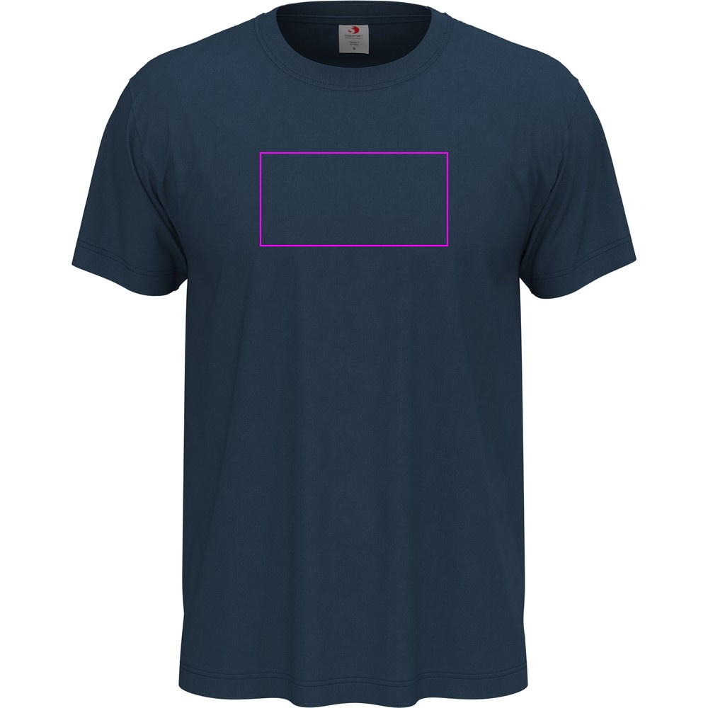 T-shirt unisex 155 g/m2, Classic-T Navy Blue, rozmiar L