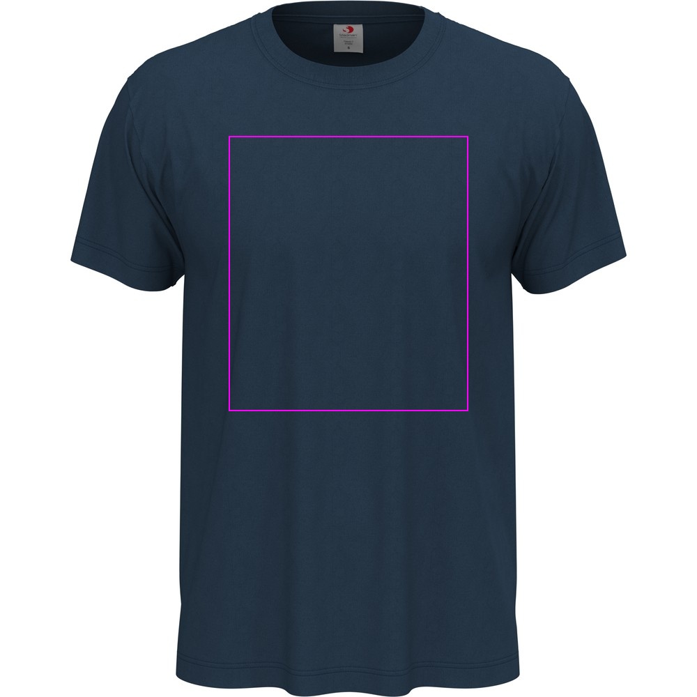 T-shirt unisex 155 g/m2, Classic-T Navy Blue, rozmiar L