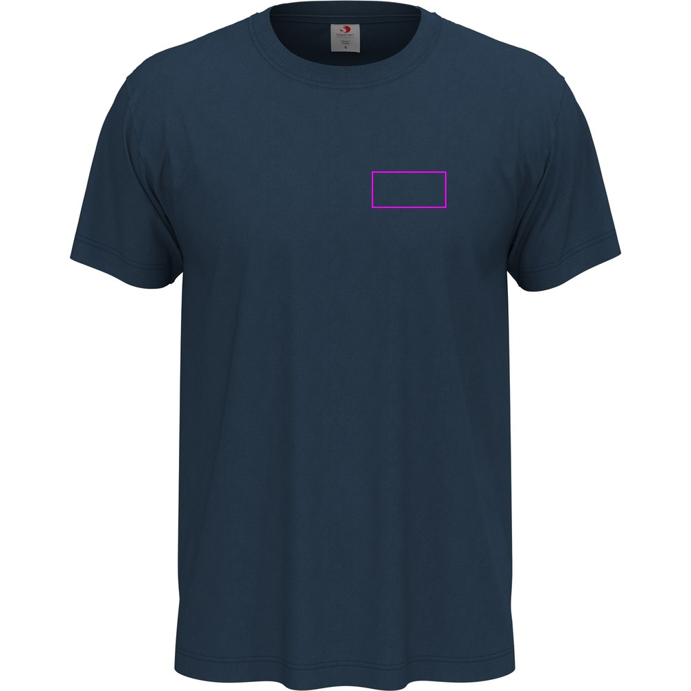 T-shirt unisex 155 g/m2, Classic-T Navy Blue, rozmiar XL