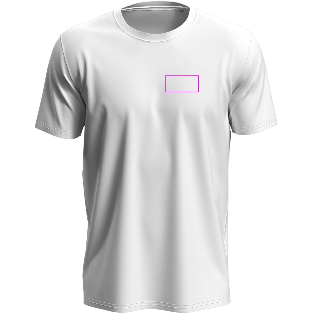 T-shirt unisex 180 g/m2, Lux-T White, rozmiar S