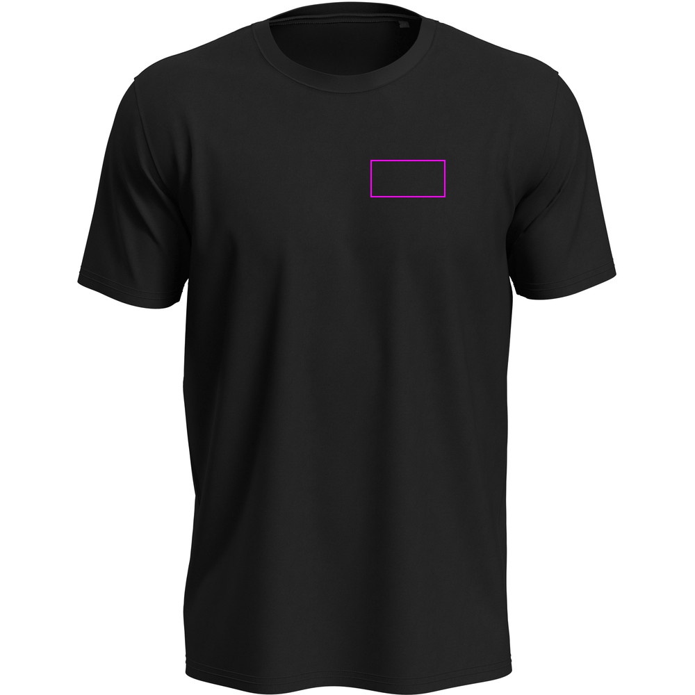 T-shirt unisex 180 g/m2, Lux-T Black Opal, rozmiar M