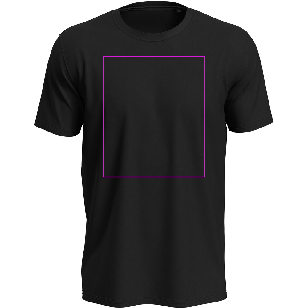 T-shirt unisex 180 g/m2, Lux-T Black Opal, rozmiar XXL