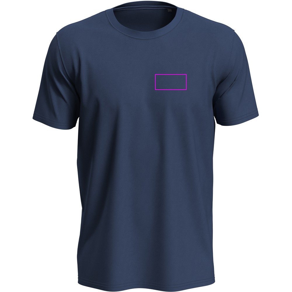 T-shirt unisex 180 g/m2, Lux-T Navy Blue, rozmiar S