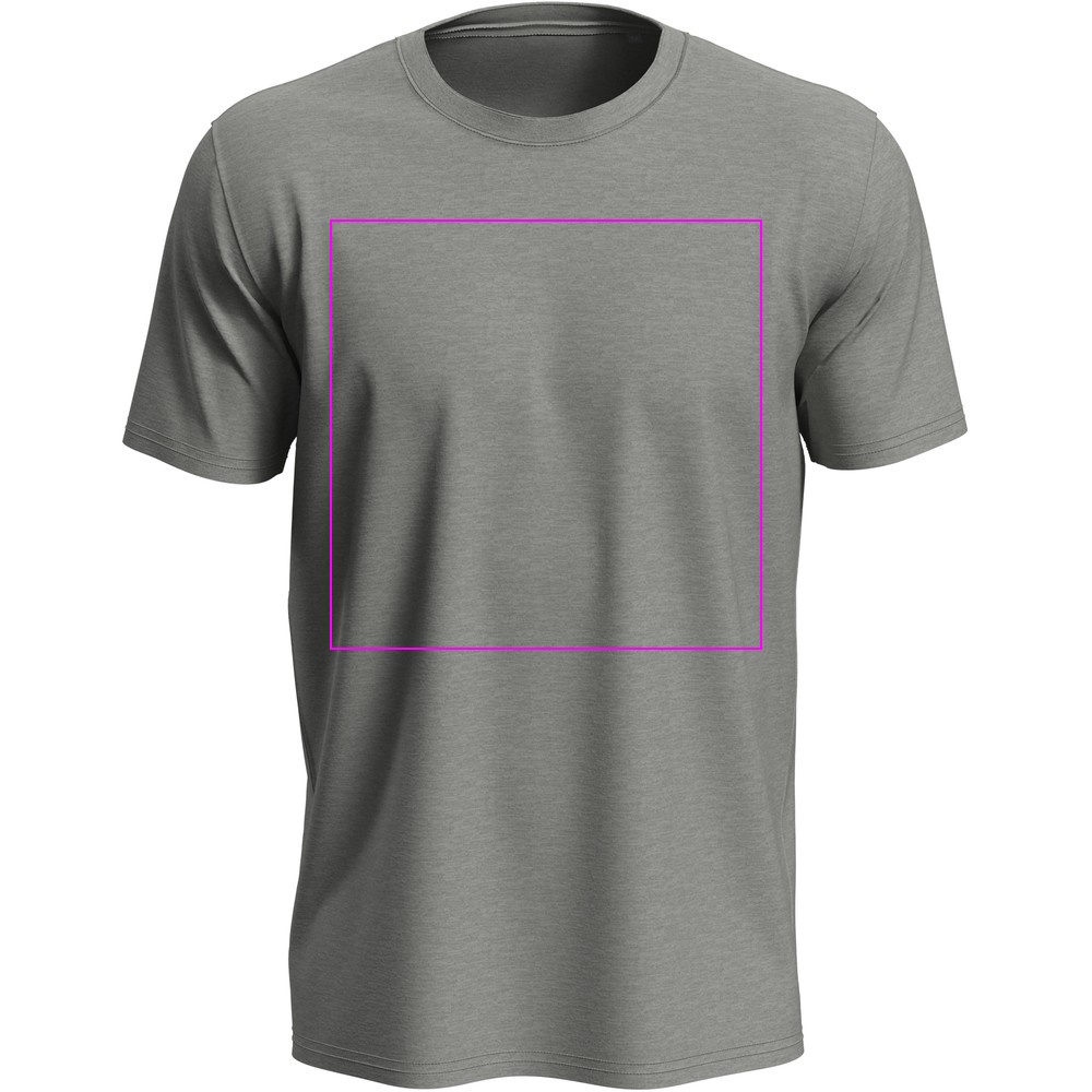 T-shirt unisex 180 g/m2, Lux-T Grey Heather, rozmiar M