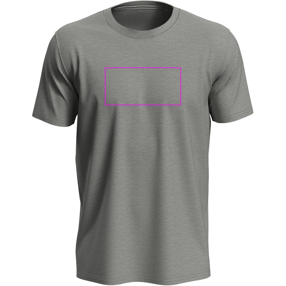 T-shirt unisex 180 g/m2, Lux-T Grey Heather, rozmiar L
