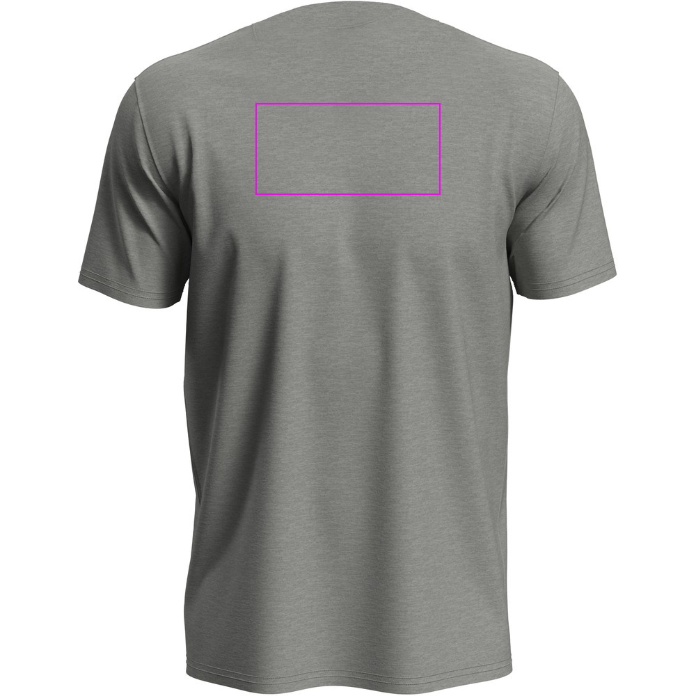 T-shirt unisex 180 g/m2, Lux-T Grey Heather, rozmiar L