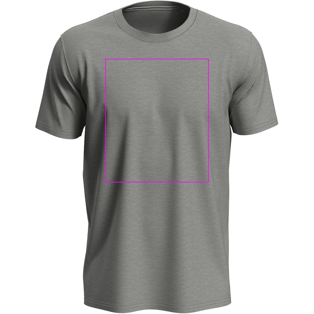 T-shirt unisex 180 g/m2, Lux-T Grey Heather, rozmiar L