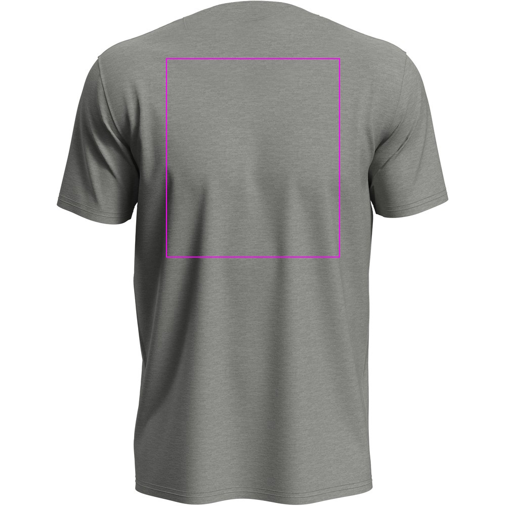 T-shirt unisex 180 g/m2, Lux-T Grey Heather, rozmiar XXL
