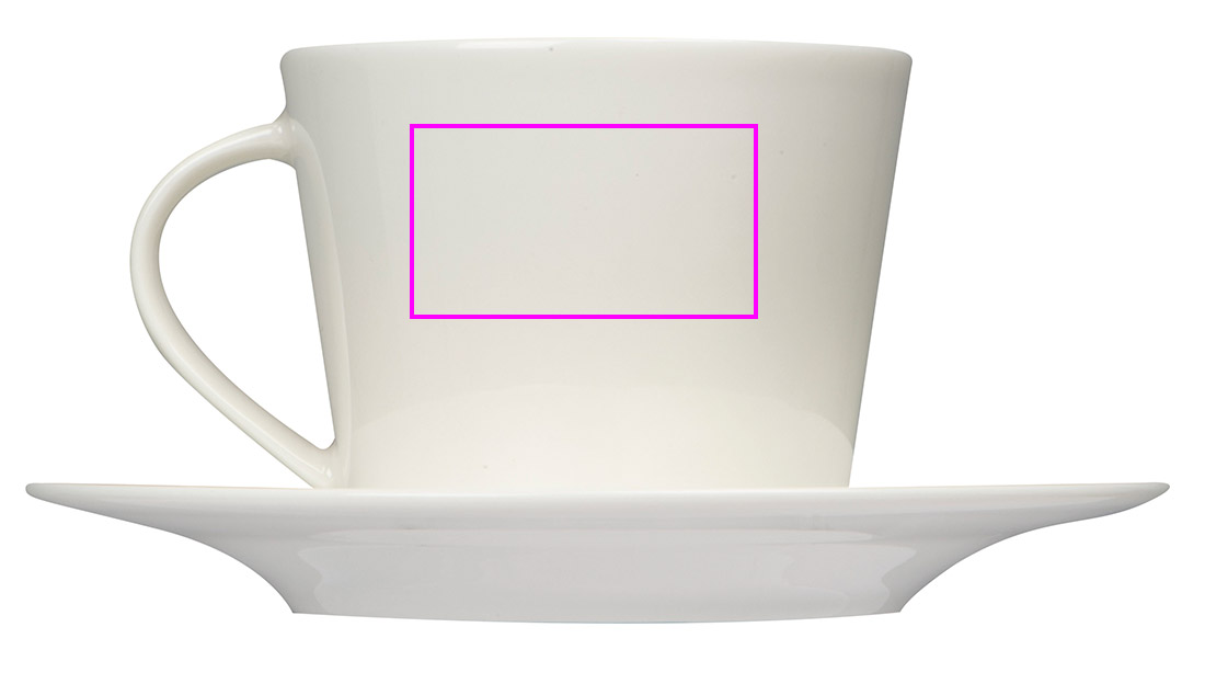 Filiżanka ceramiczna ze spodkiem 175 ml LYNN