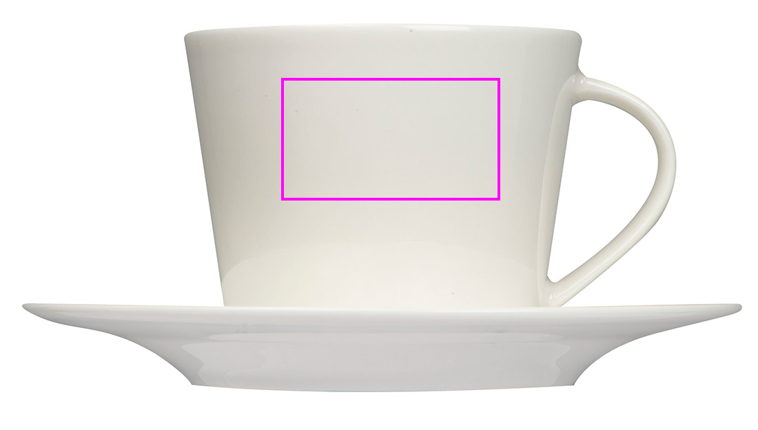 Filiżanka ceramiczna ze spodkiem 175 ml LYNN