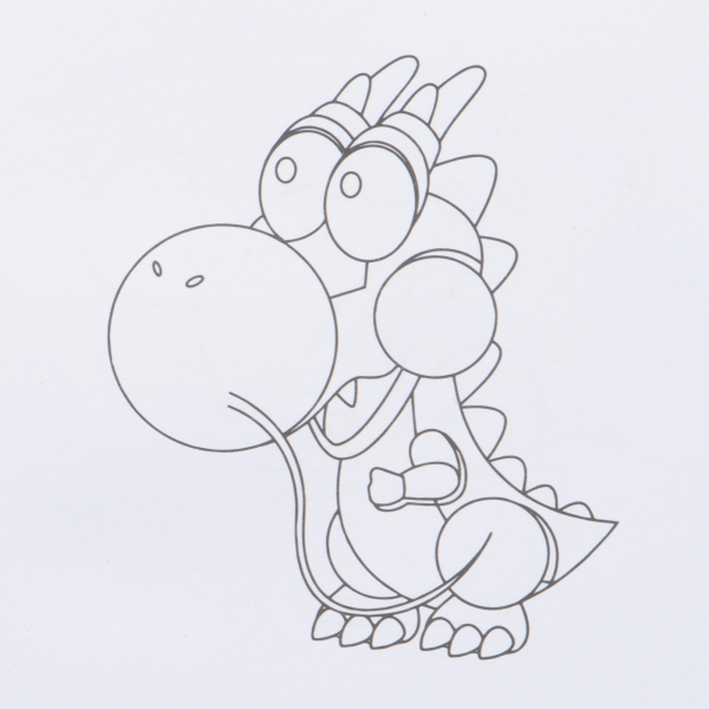 Kolorowanka z kredkami drewnianymi 12 kolorów RUFIN