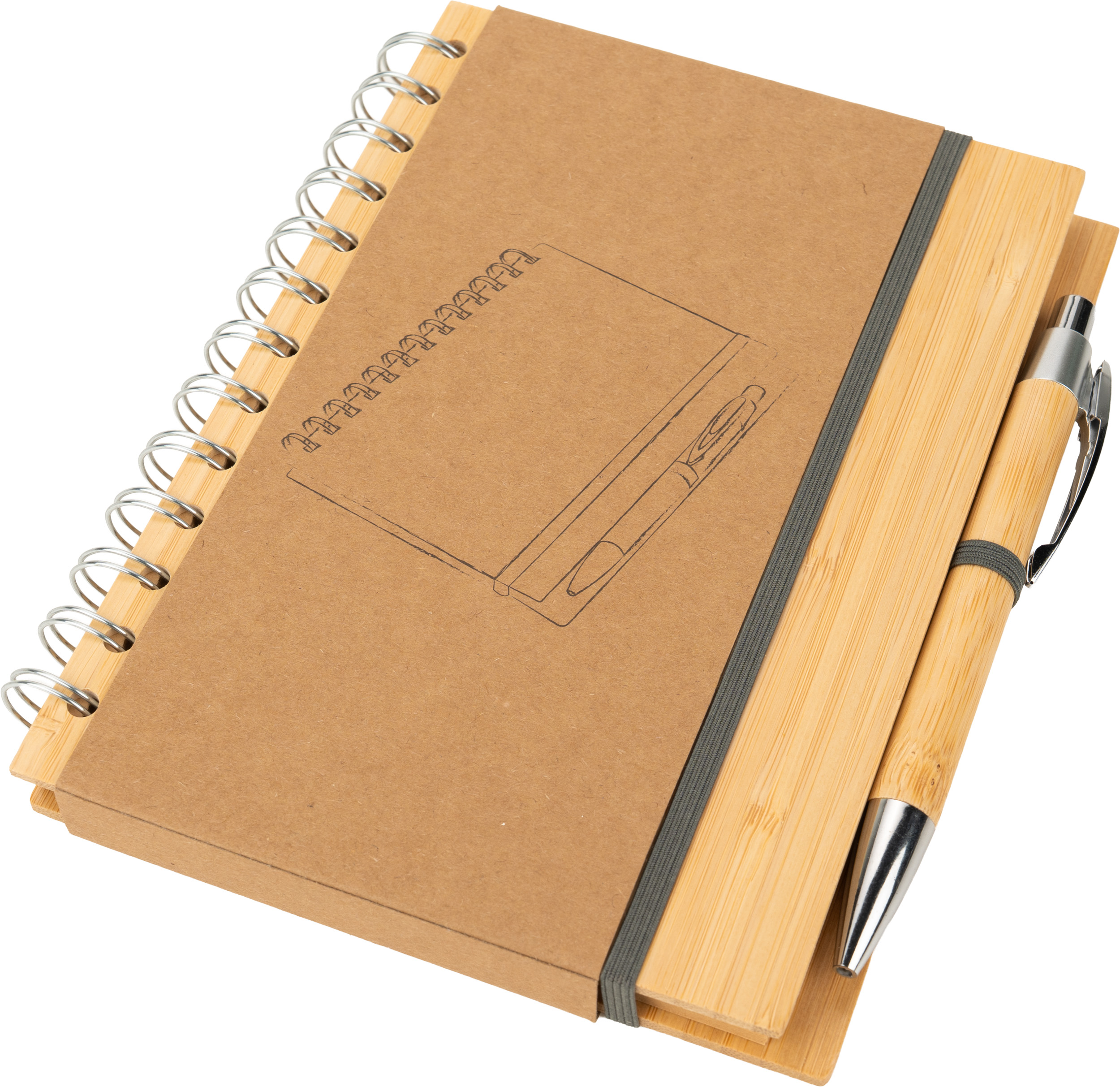 Notatnik A5 w linie z papieru z recyklingu FRANCESCA